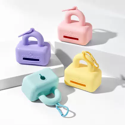 Portable Silicone Dog Waste Bag Dispenser