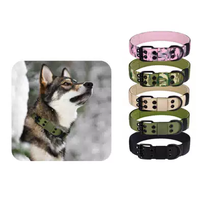 Nylon Camouflage Tactical Dog Collar