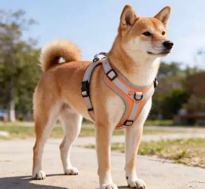 High Quality Padded Breathable Nylon Pet Chest Back for Dogs Durable Buckle Closure Suitable for All Sizes