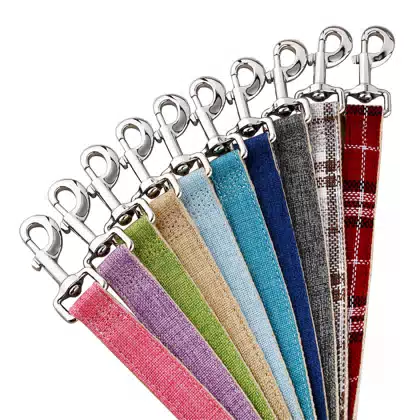 Cotton-Linen Dog Walking Leash